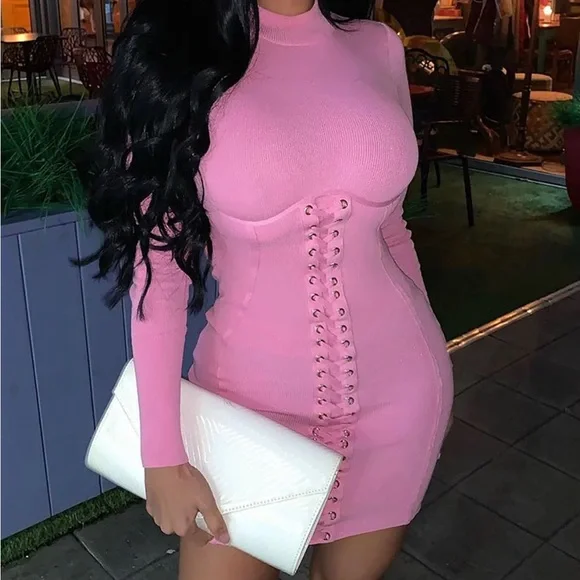 fashion nova corset dress Eliza Maternity and Nursing Dress in Cotton Gauze main image 1